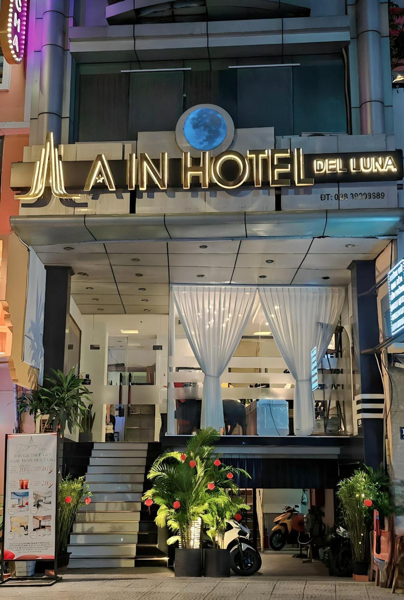 A In Hotel Del Luna Ho-Chi-Minh-Stadt Exterior foto